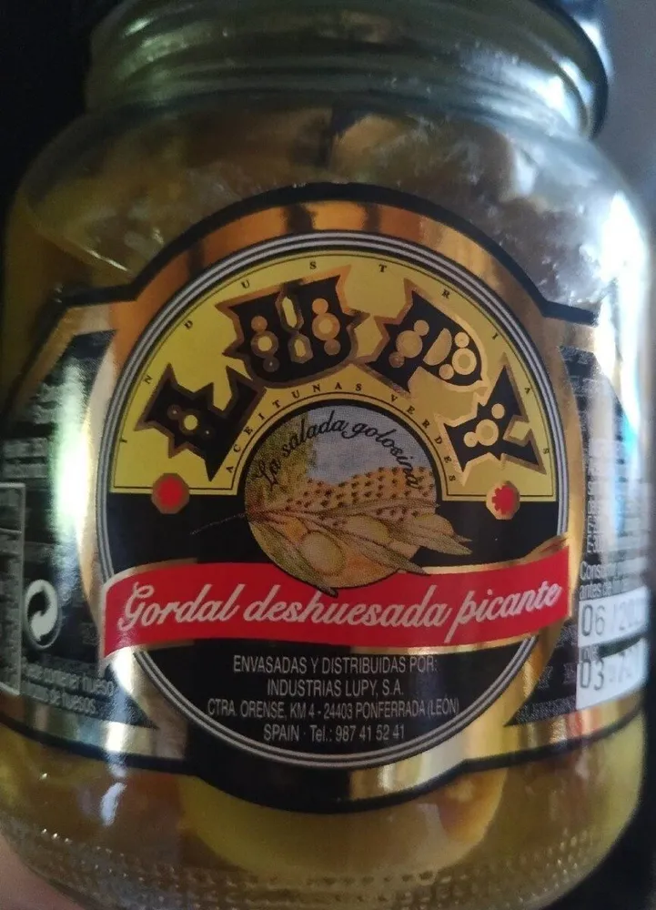 Gordal deshuesada picante