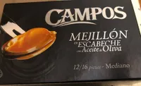 Mejillon en escabeche con aceite de oliva