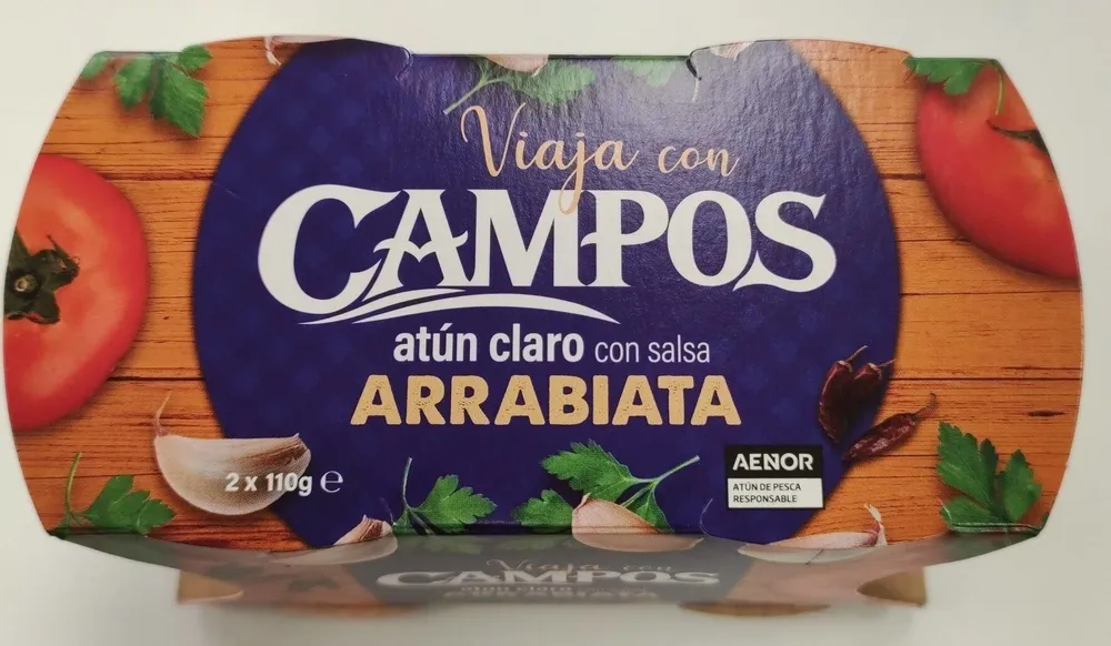 Atún Claro con salsa Arrabiata