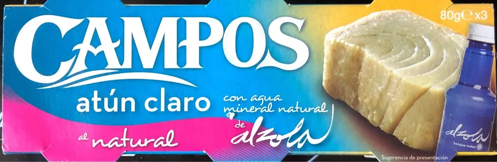 Atún claro al natural
