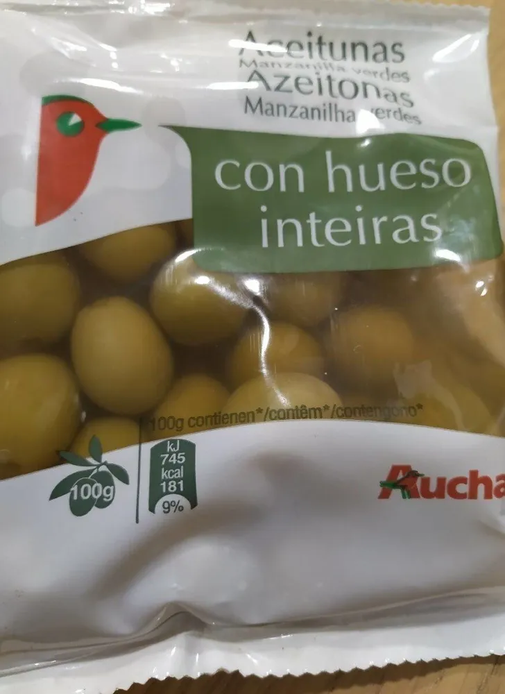 Aceitunas manzanilla verdes
