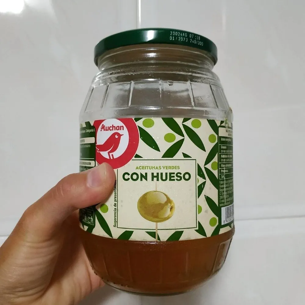 Aceitunas Verdes Con Hueso