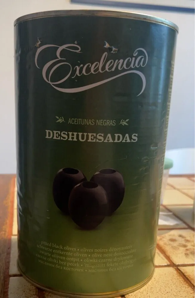 Aceitunas negras deshuesadas