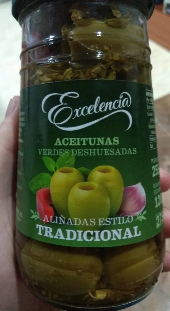 Aceitunas verdes deshuesadas