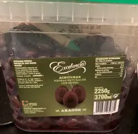Aceitunas negras naturales con hueso