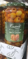 Aceitunas deshuesadas aliñadas con mojo picón