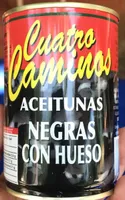 Aceitunas negras con hueso