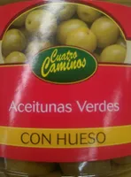 Aceitunas verdes con hueso