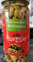 Aceitunas verdes en rodajas