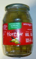 Aceitunas verdes gordal con hueso