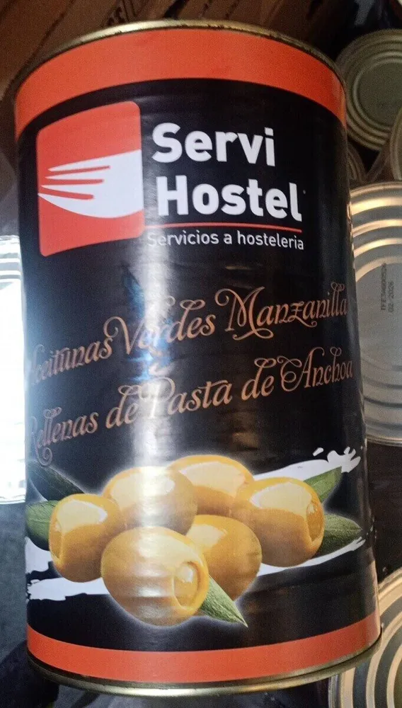 Aceitunas con pasta anxhoa