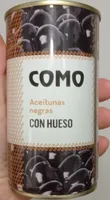 Aceitunas negras con hueso