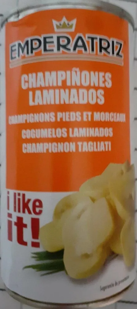 Champiñones laminados primera