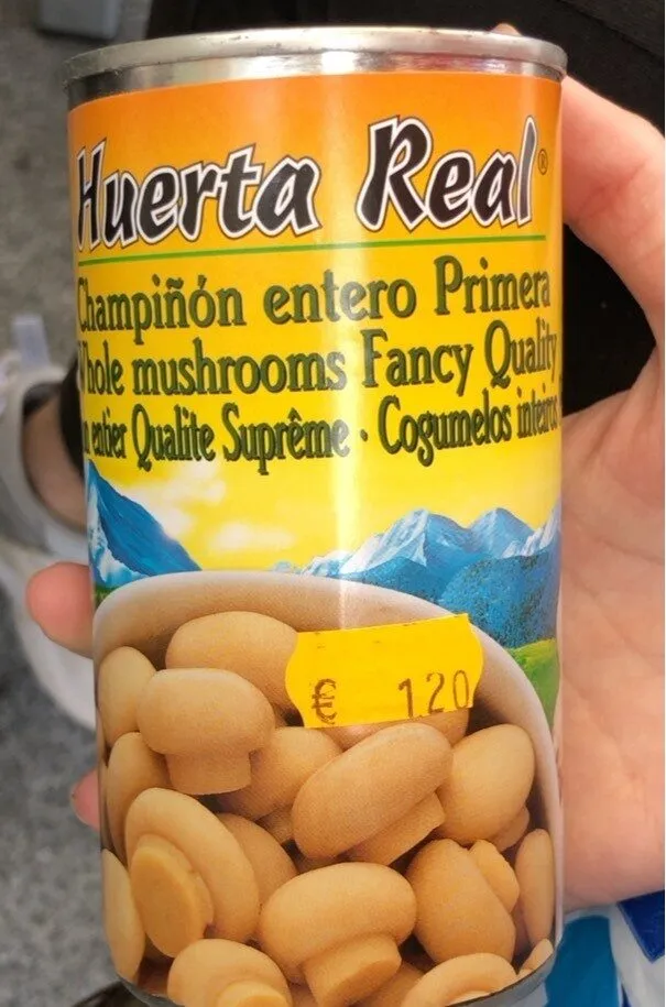 Champiñon entero primera