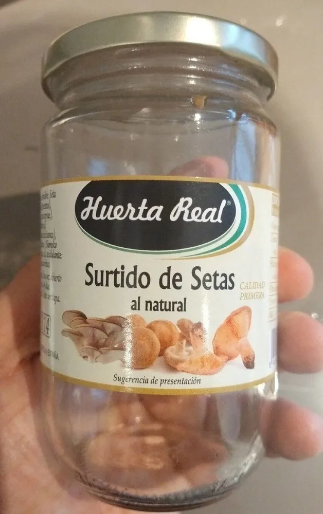 Surtido de setas al natural