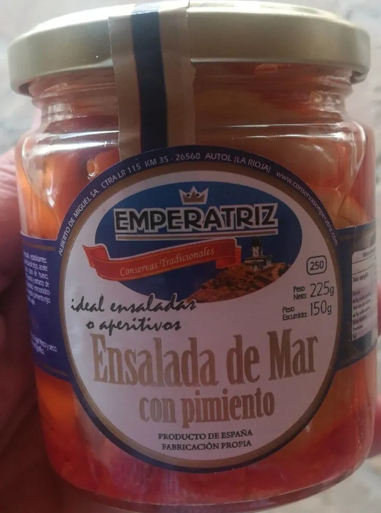 Ensalada de Mar con pimiento