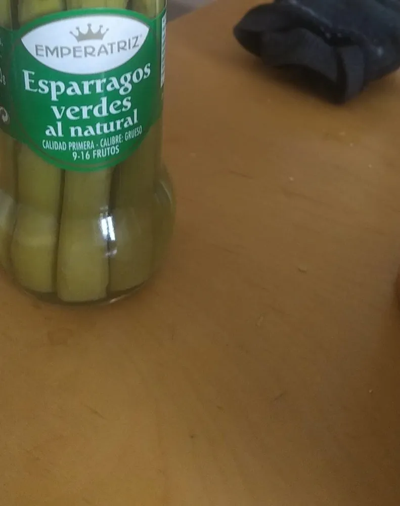 Espárragos verdes al natural