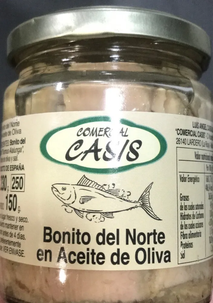 Bonito del norte comercial casis