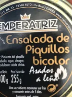 Ensolada de piquillos bicolar