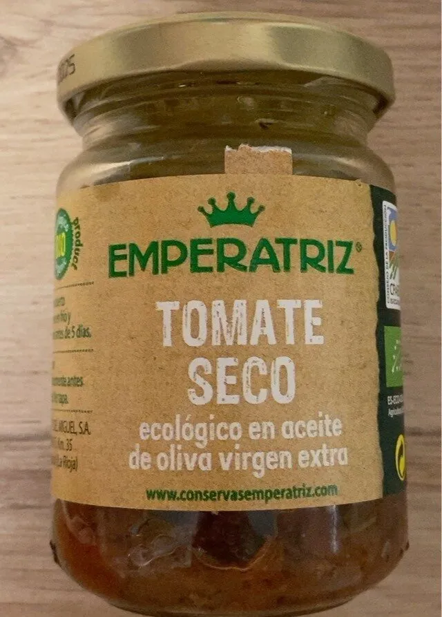 Tomate seco ecológico