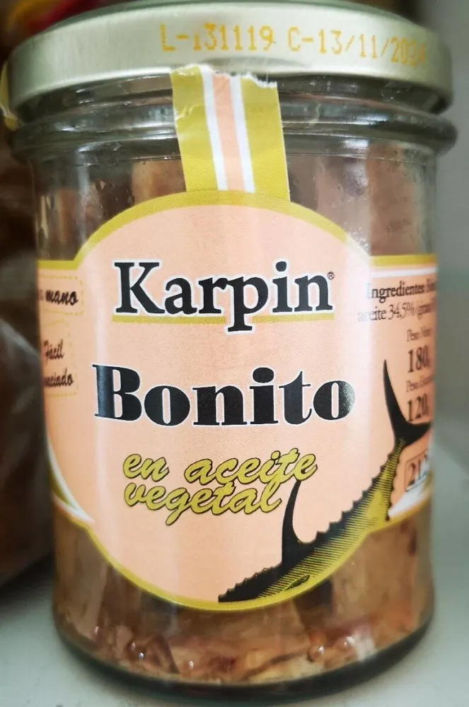 Bonito en aceite vegetal