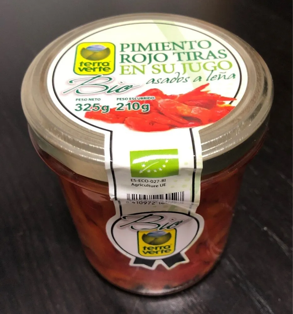 Pimiento Rojo Tiras en su jugo