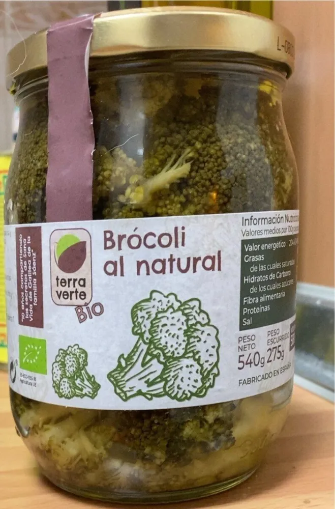 Brócoli al natural