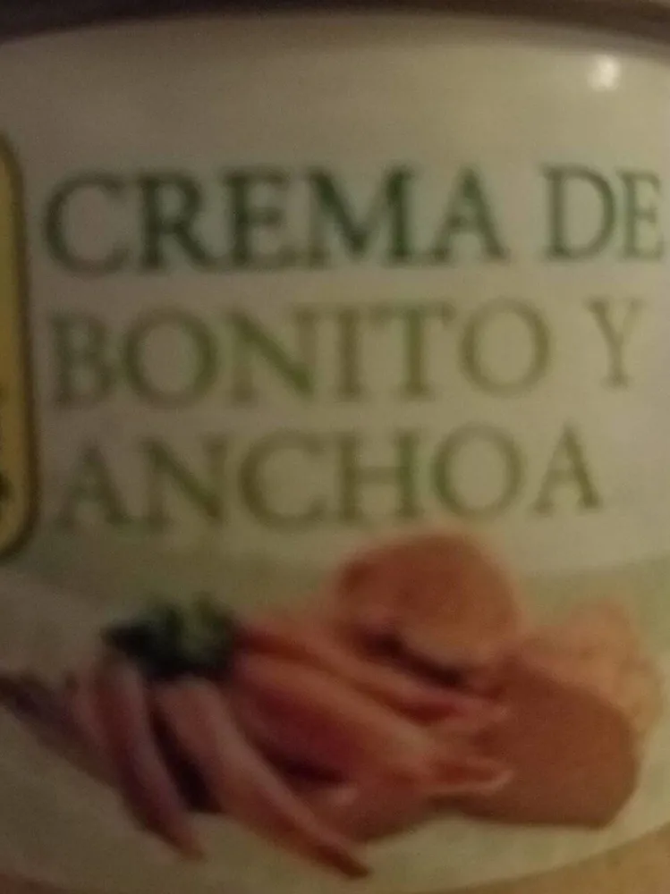 Crema bonito y anchoa