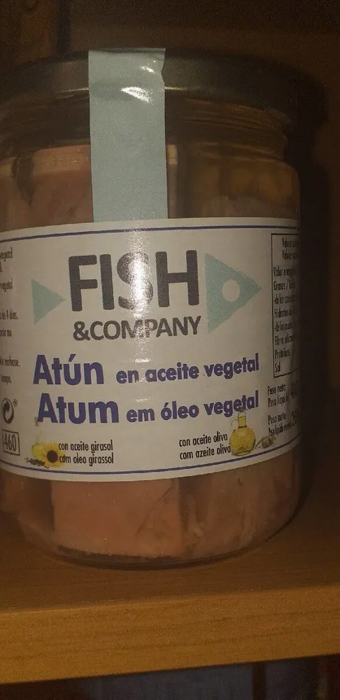 Atún en aceite vegetal