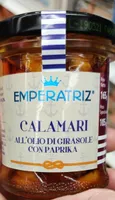 Calamari all'olio di girasole con paprika