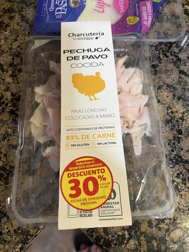 Pechuga Pavo Cocida