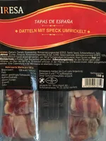 Datteln mit Speck umwickelt