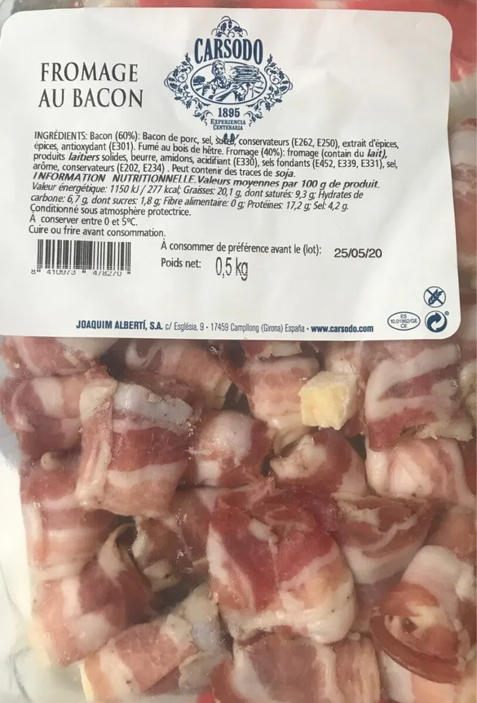 Fromage au Bacon