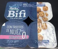 Yogur con trocitos de nuez 0%