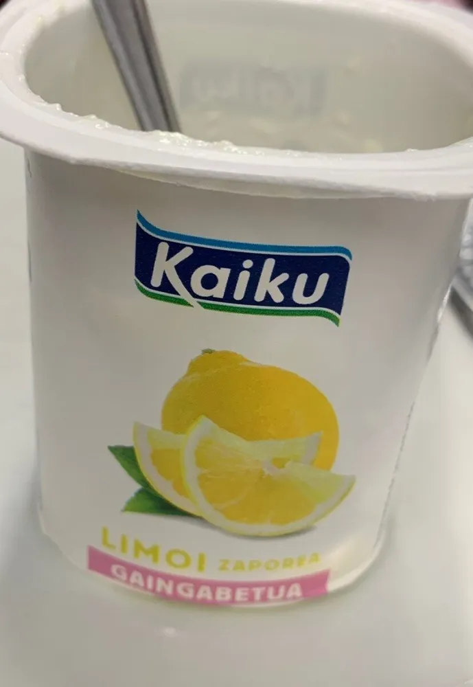 Yogur sabor limon