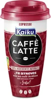Caffé latte espresso café arábica intenso con