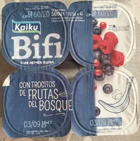 Bifidus con trocitos de frutas del bosque