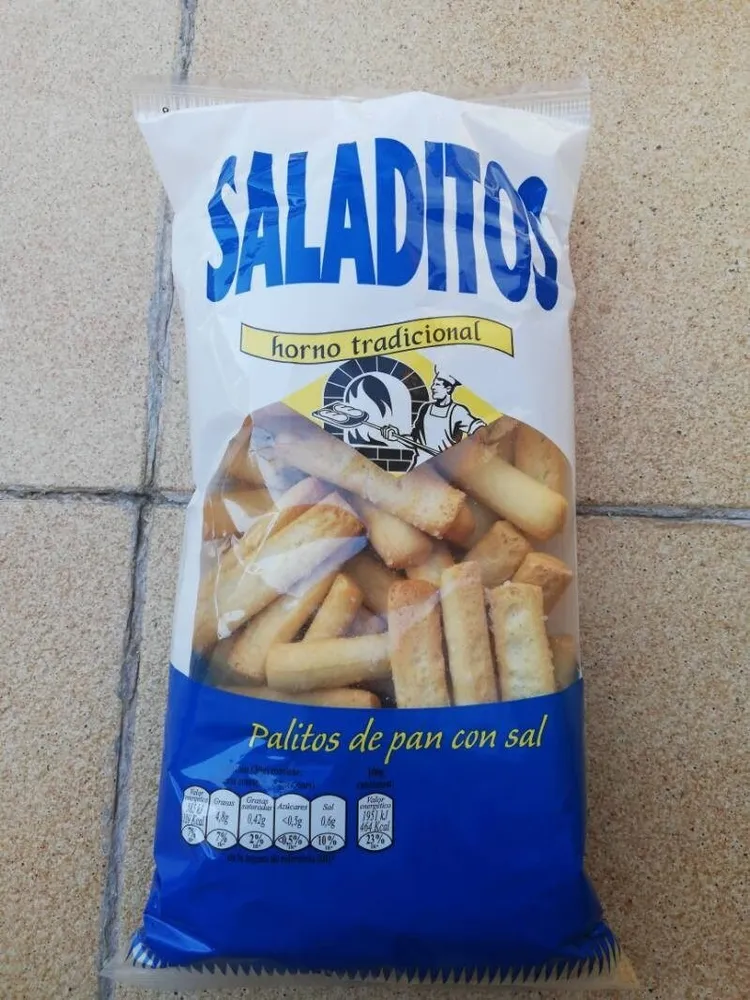 Palitos de pan con sal