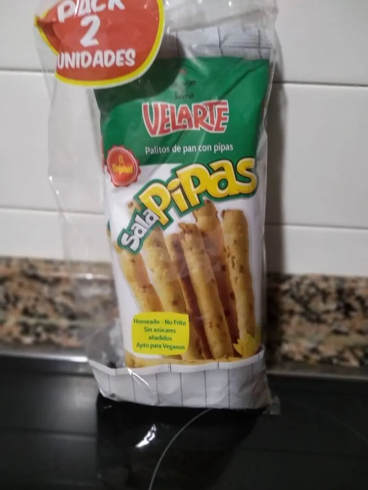 Palitos de pan con pipas