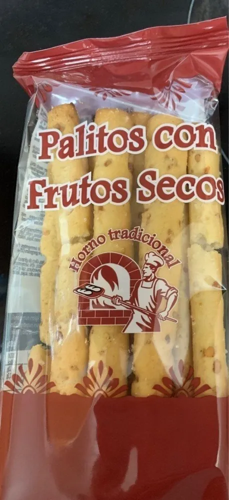 Palitos con frutos secos