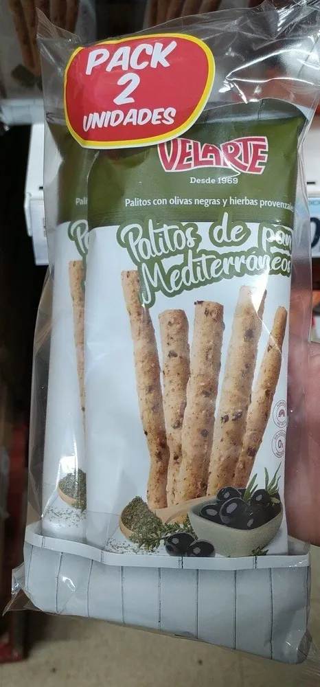 Palitos de pan mediterráneos