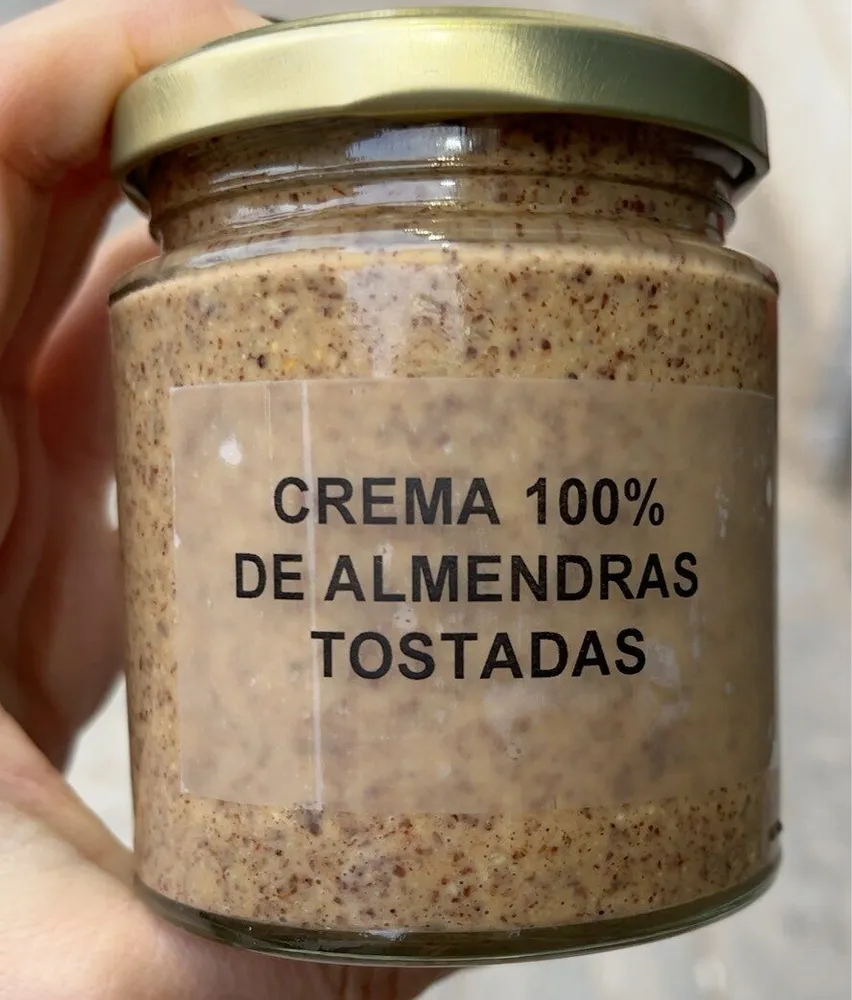 Crema de Almendras Tostadas
