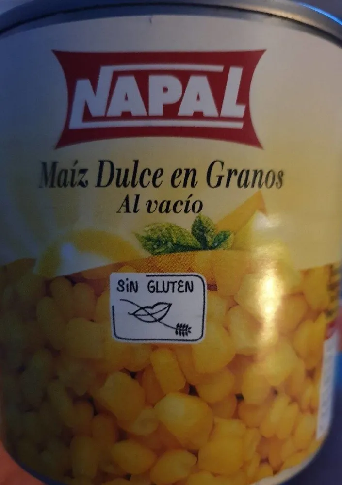 Maiz dulce en granos