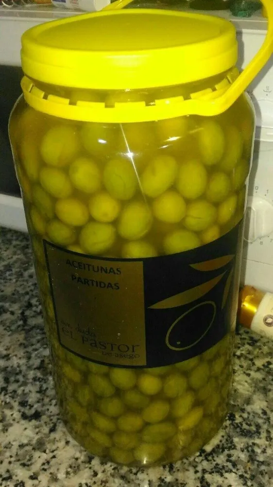 Aceitunas partidas