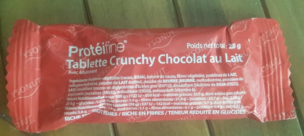 Tablette Crunchy Chocolat au Lait
