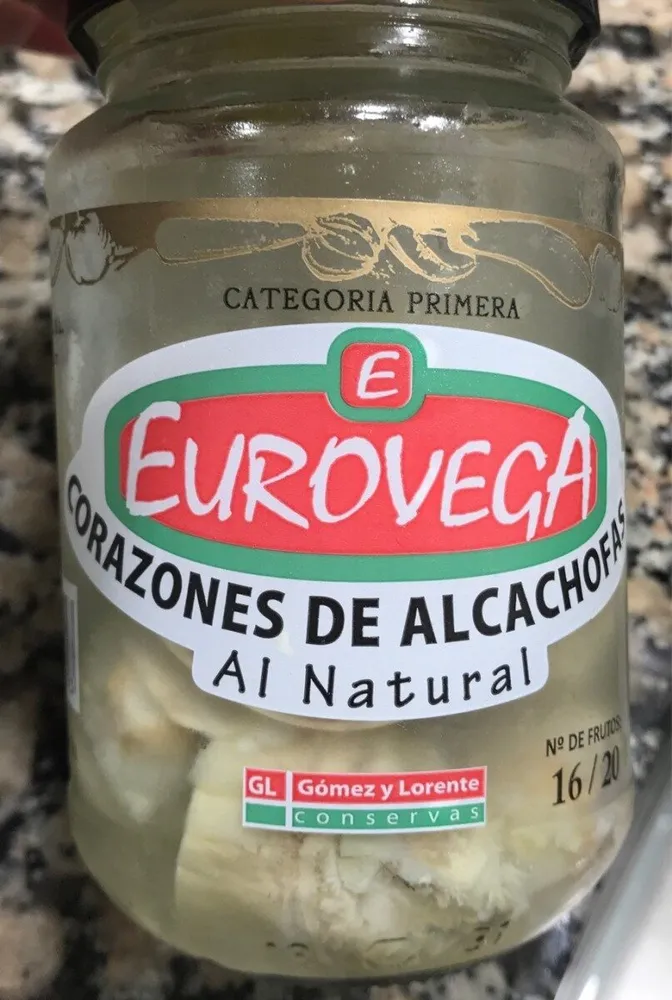 Corazones de alcachofas al natural