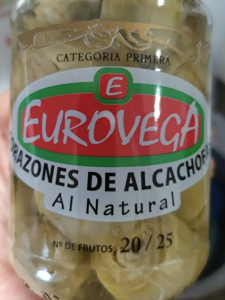 Corazones de alcachofas al natural