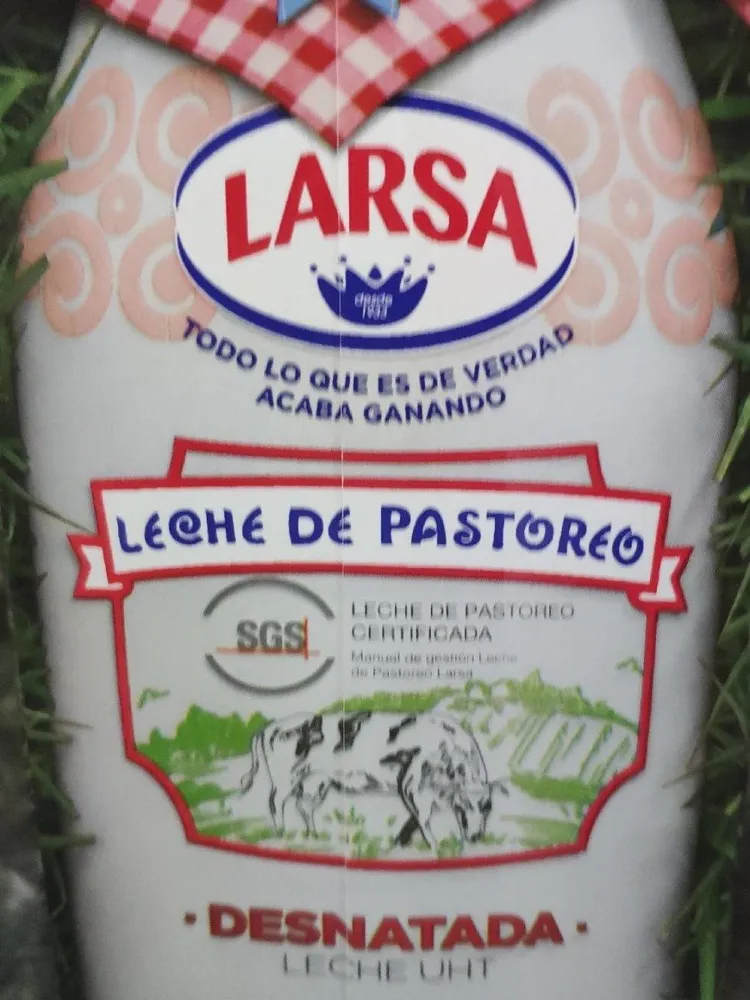 Leche de pastoreo desnatada