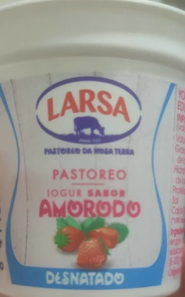 Yogur  Desnatado sabor fresa