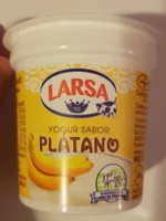 Yogurt Larsa sabor plátano